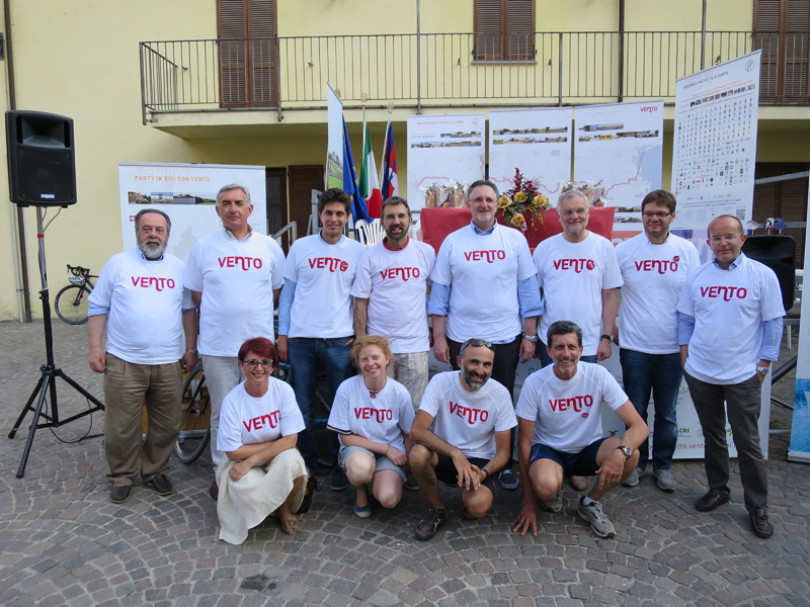 Firma per VenTo, la grande ciclovia del Po, da Torino a Venezia