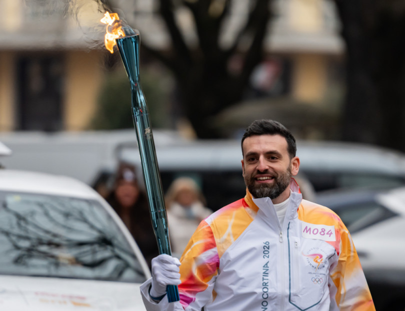 Edoardo Casalone, tedoforo nella 