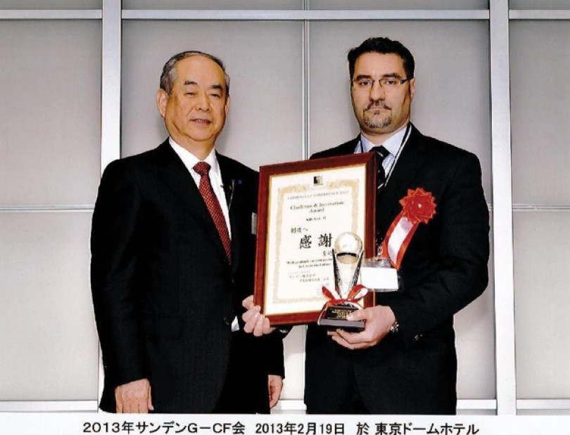 Domenico Giannitti: imprenditore di Frassinello Monferrato premiato in Giappone dalla Sanden