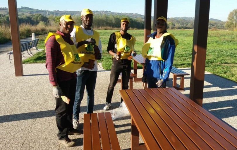 L'Oltreverde che costeggia il Po, un'oasi ben curata