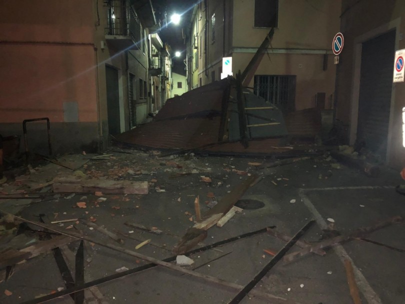 Forte vento in Monferrato: numerosi gli interventi dei Vigili del Fuoco