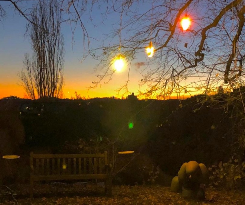 Uno straordinario tramonto in Monferrato