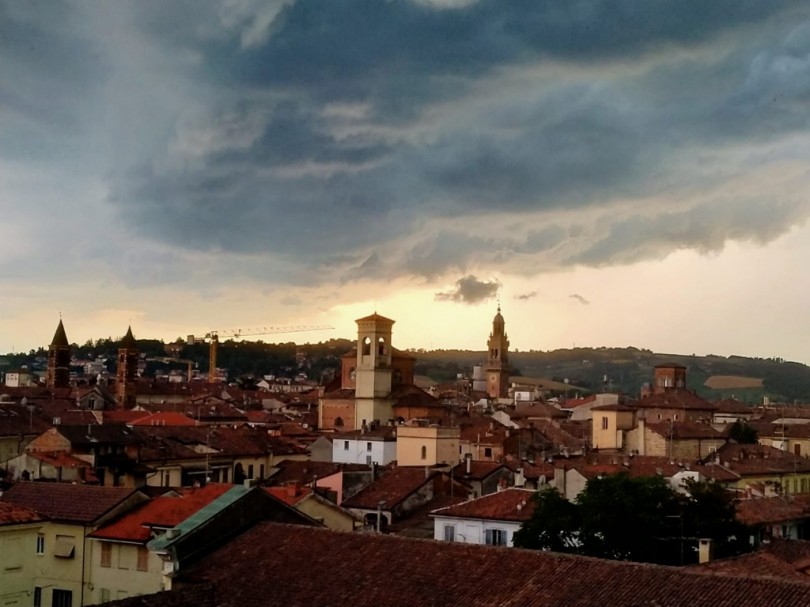 Nuvole minacciose su Casale Monferrato