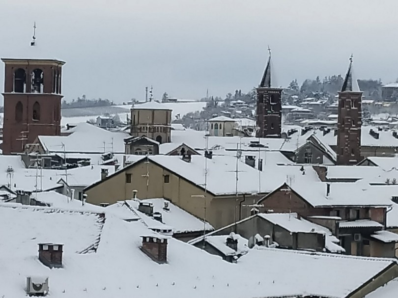 Previsioni meteo: ad inizio anno torna la neve in Monferrato