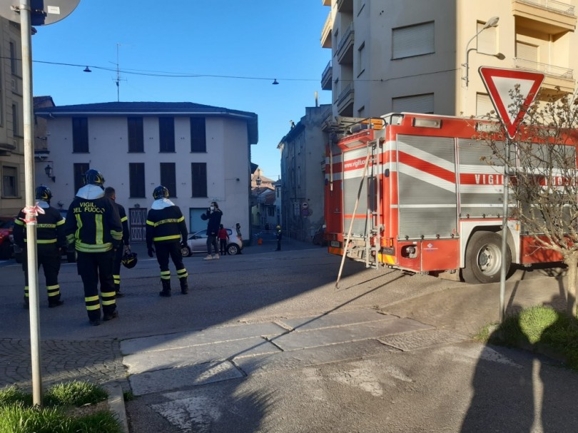 Chiusa via Cavour in centro a Valenza