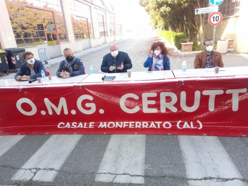Newco Cerutti: cassa per tutto aprile, la battaglia continua