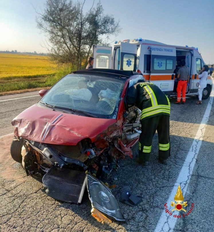 Grave incidente sulla provinciale tra Pontestura e Trino