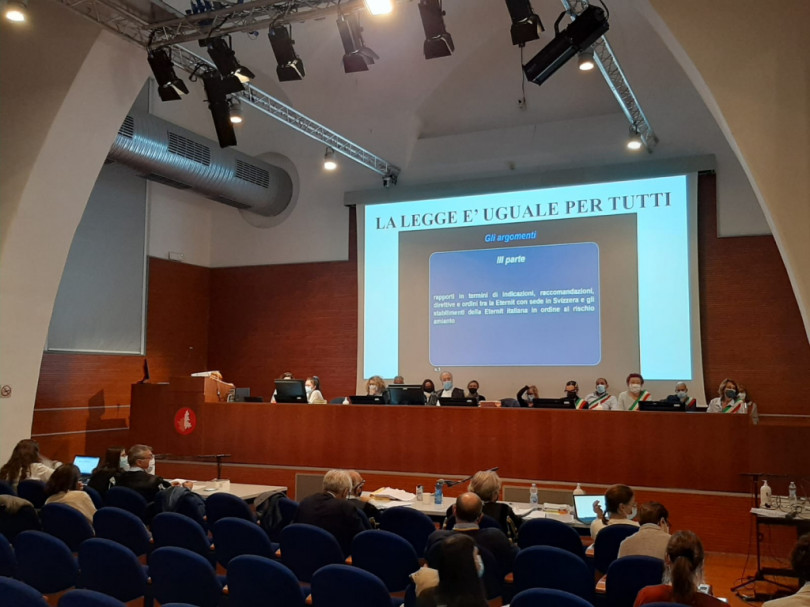 Le condizioni di esposizione all'amianto nello stabilimento Eternit