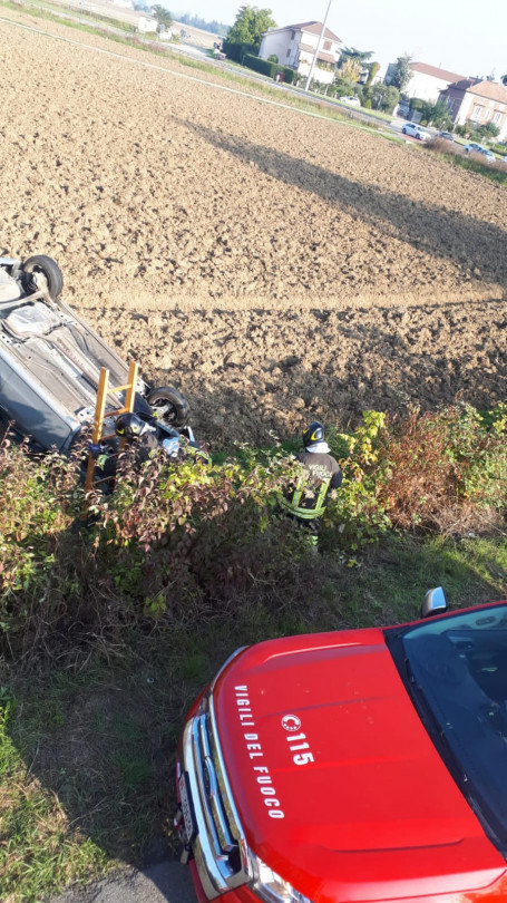 Incidente nella rotatoria della tangenziale