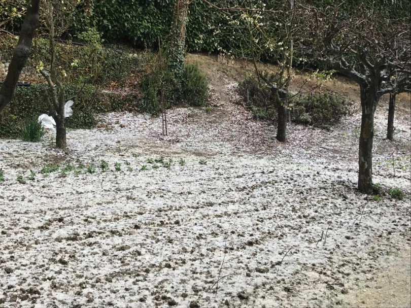 Improvvisa grandinata in Valcerrina