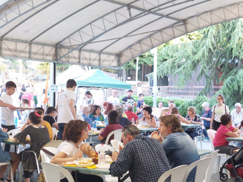La festa della tagliatella con gli alpini