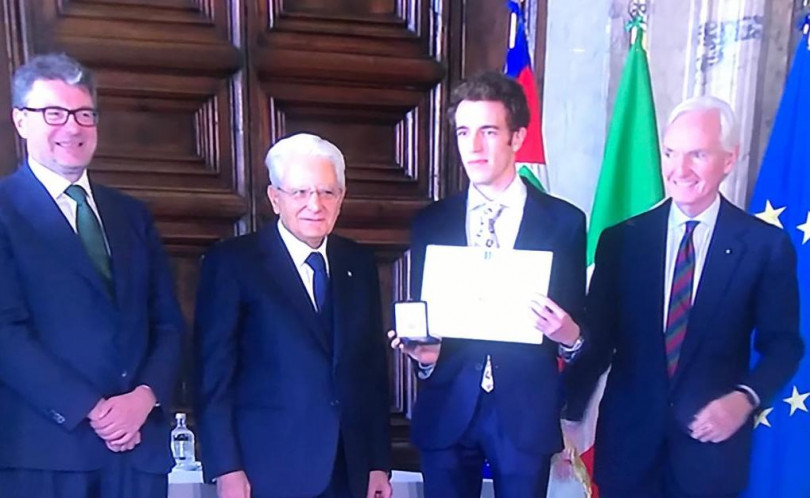 Leonardo Deambrogio è Alfiere del Lavoro