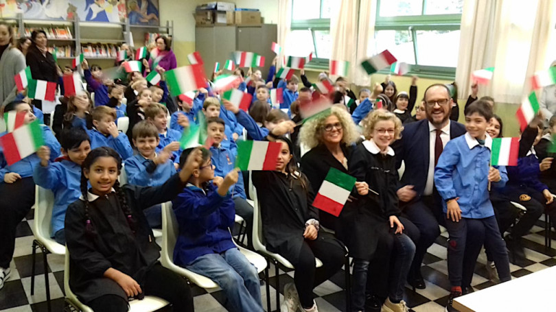 Lezione dell'ambasciatore Andrea Romussi alle scuole Martiri della Libertà