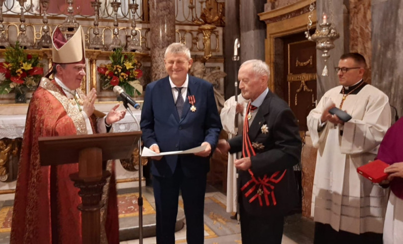 Riccardo Calvo insignito del cavalierato di San Silvestro