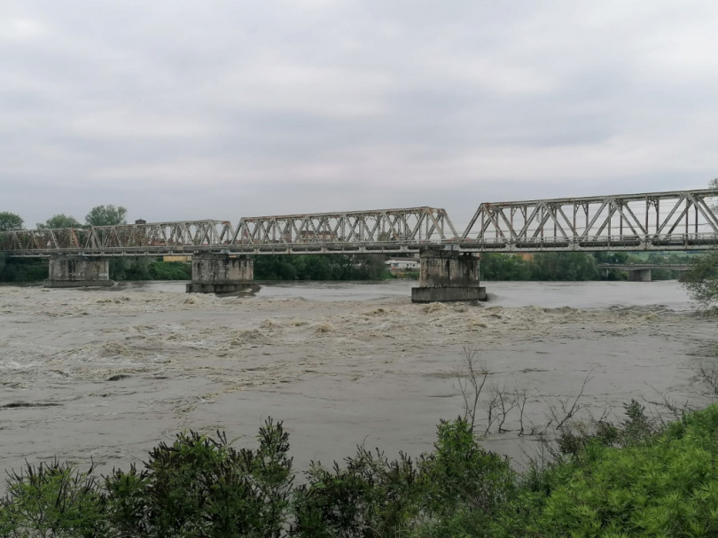 Arriva la pioggia: prevista piena di Po