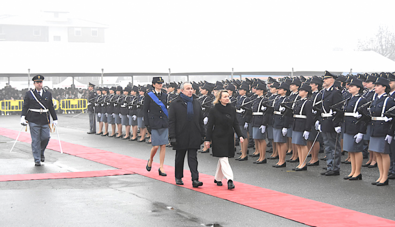 Il giuramento del 231° corso allievi agenti della Polizia di Stato