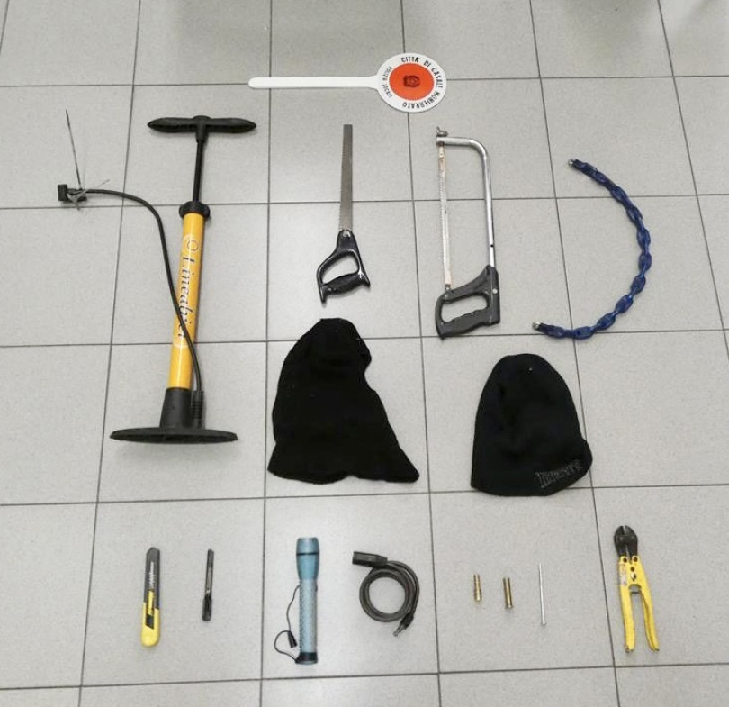 Identificato e denunciato il ladro di biciclette
