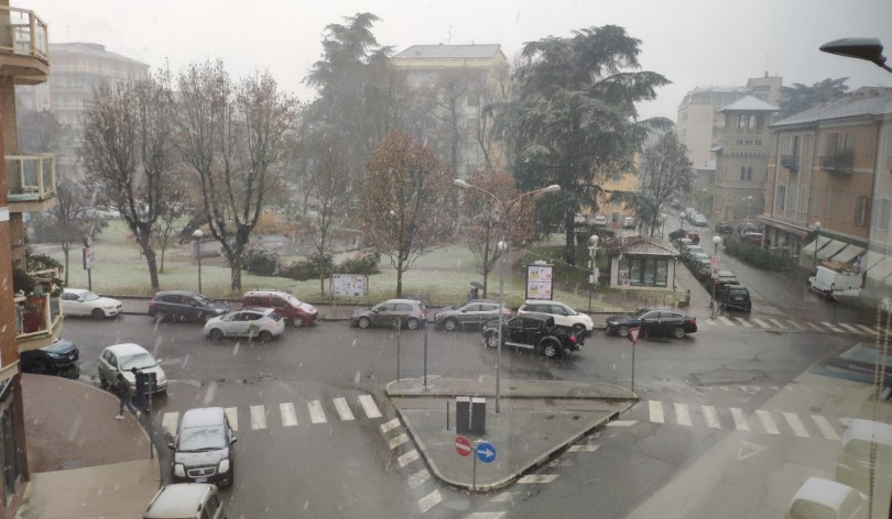 In Monferrato la prima nevicata che annuncia la stagione invernale