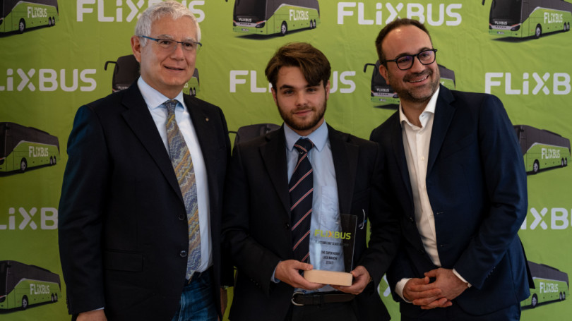 L’autista Luca Marchi premiato con il titolo di giovane promessa a 