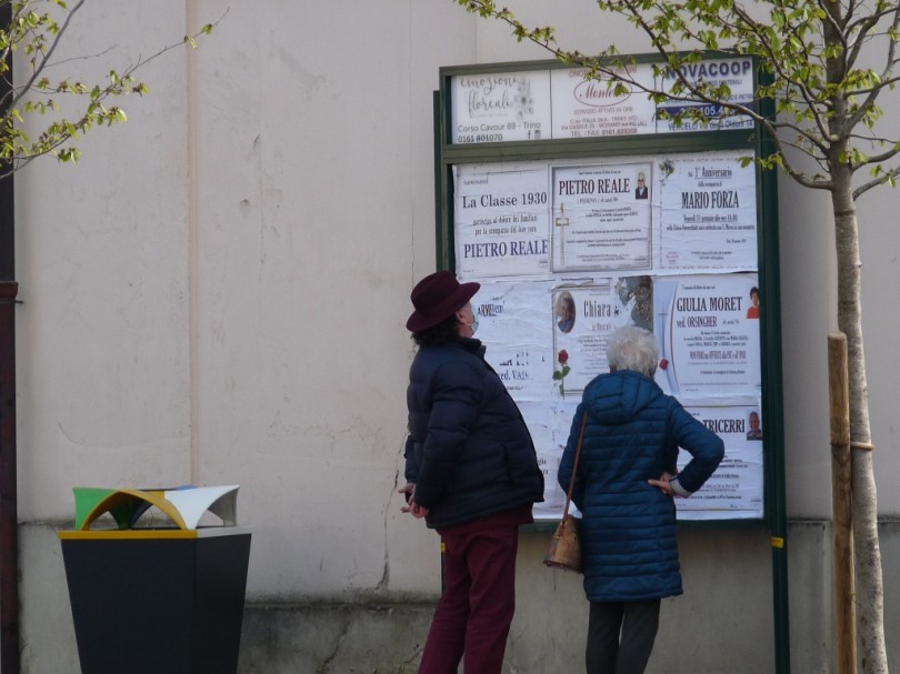 Aumento della mortalità nei primi cinque mesi dell'anno a Trino