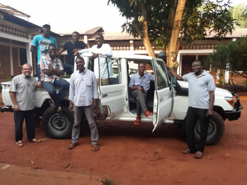 Un nuovo mezzo donato alla missione di Bangui