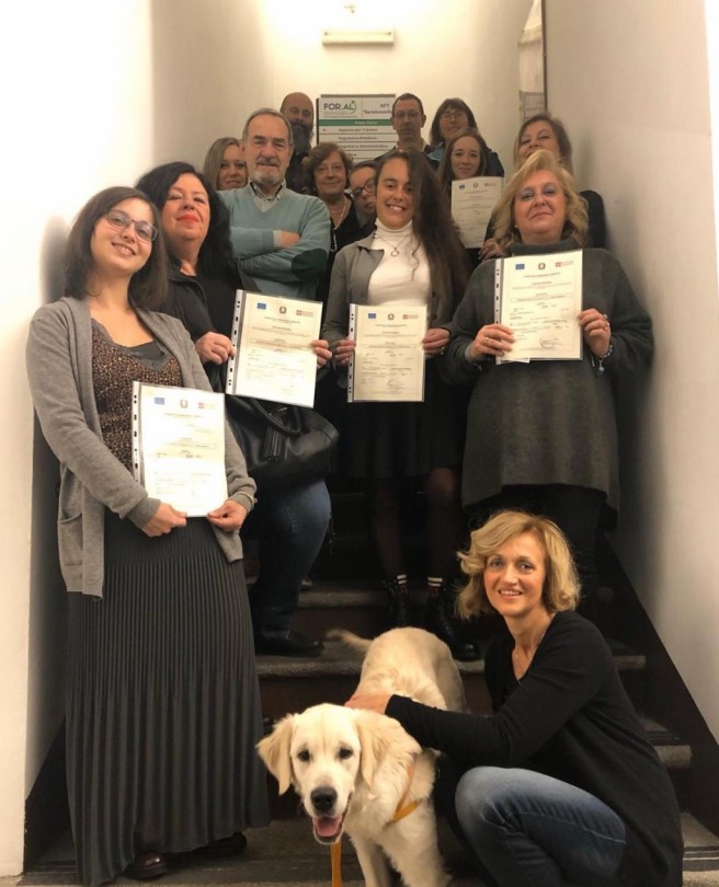 “Interventi Assistiti con Animali”: tutti i diplomati del nuovo corso