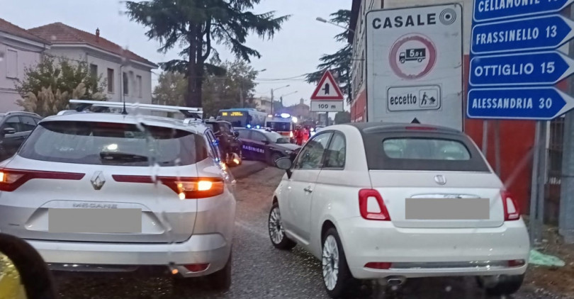 Incidente sulla Casale-Asti a Pozzo Sant'Evasio