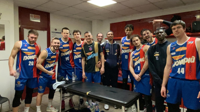 La Novipiù trova la seconda vittoria consecutiva battendo l’Assigeco 73-83 al PalaBanca di Piacenza