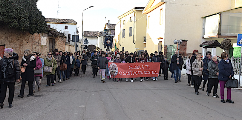 A Pontestura una festa di popolo per la patrona Sant'Agata