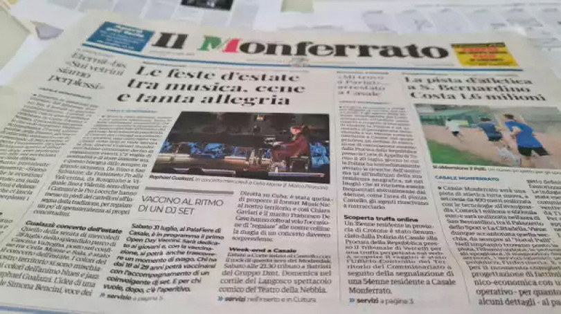 Martedì 26 agosto