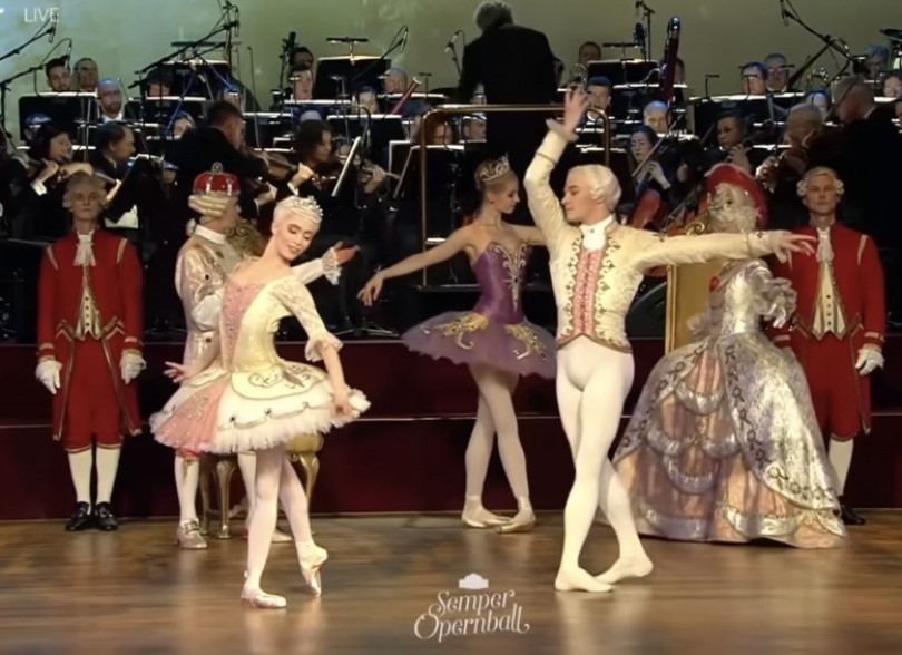 Dresda: ballo da fiaba per Chiara Scarrone