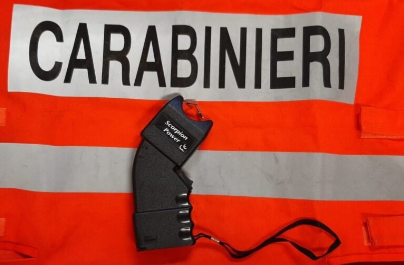 Col taser sul furgone