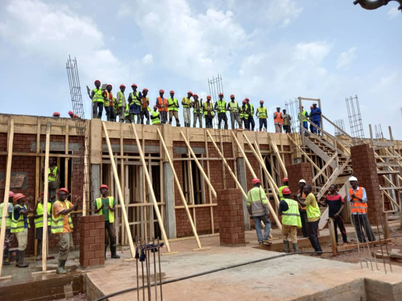 Sono giunti a metà i lavori della costruzione del convento