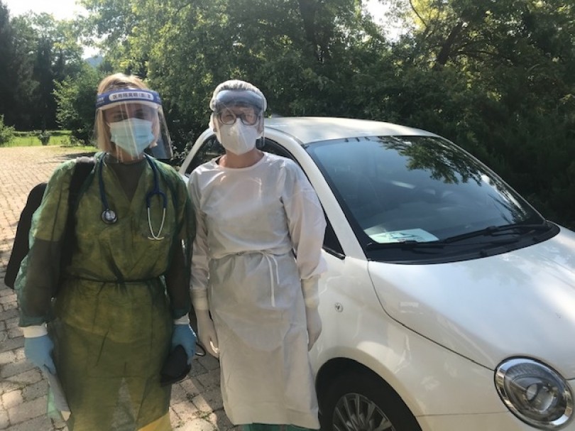 I giovani medici USCA in campo contro il Covid