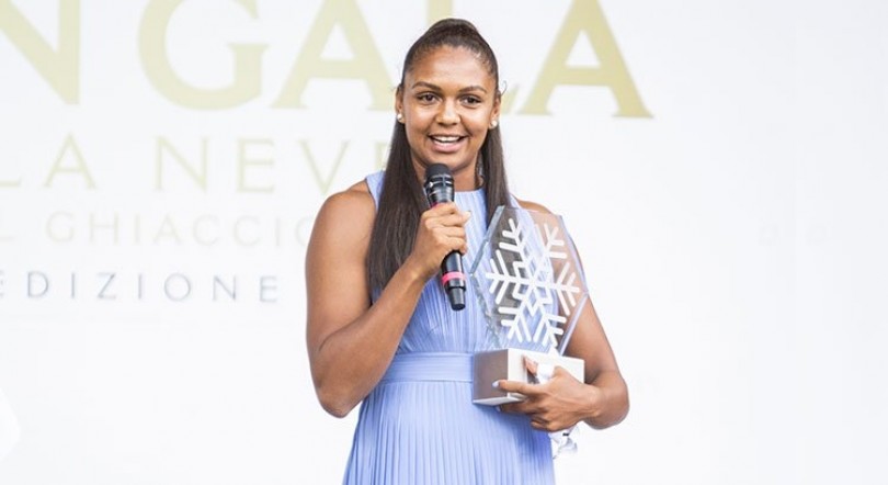 La pontesturese Margaglio riceve il Fiocco d'Argento a Cortina