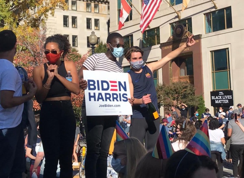 «Qui Washington, si fa festa per Joe Biden»
