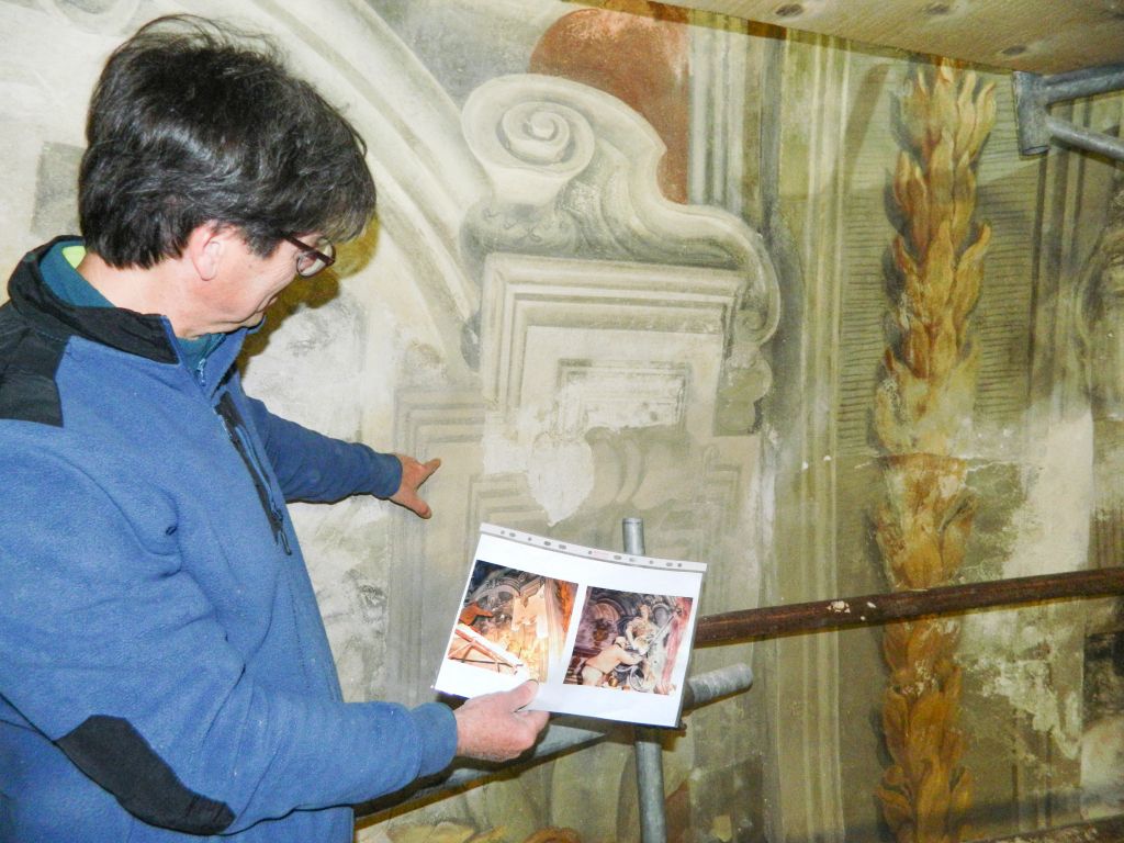 Saliamo nella cupola di Santa Caterina....