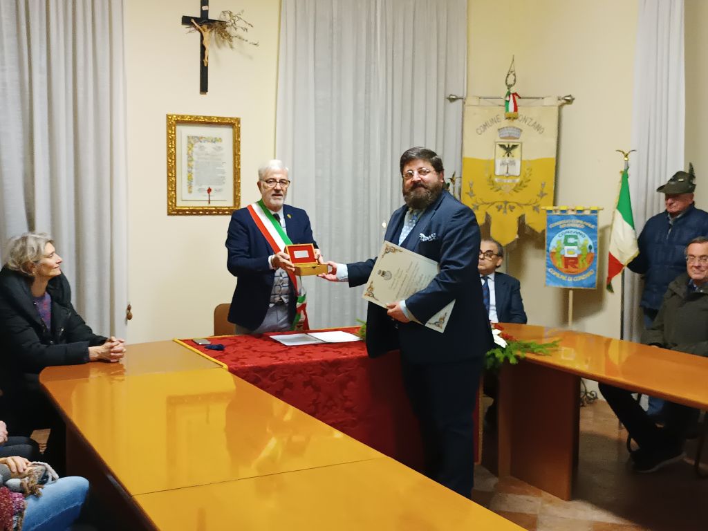 Roberto Coaloa Cittadino Onorario di Conzano