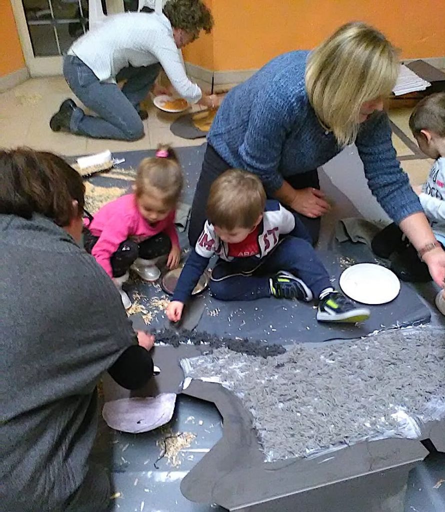 Il presepe della scuola di Candia