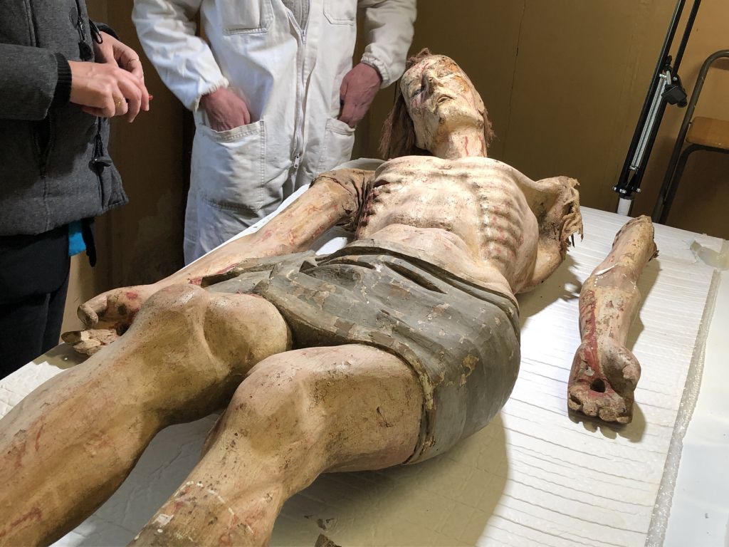 Fubine: crocifisso del Quattrocento