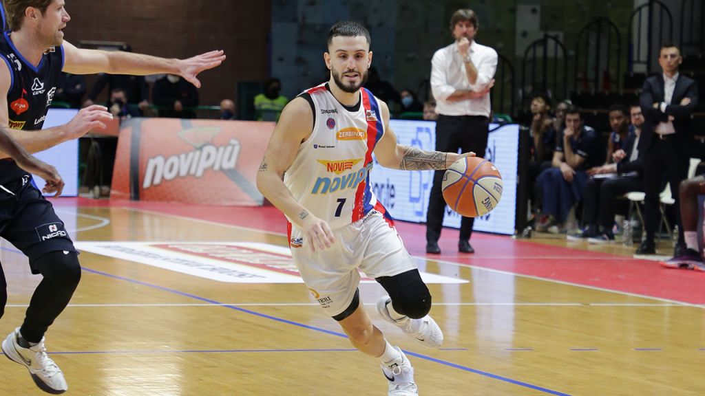 La Novipiù è in vantaggio su Trapani 40-37 all’intervallo di metà gara