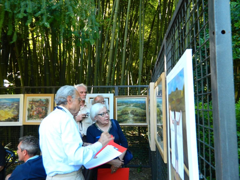 Estemporanea dedicata al pittore divisionista Angelo Morbelli