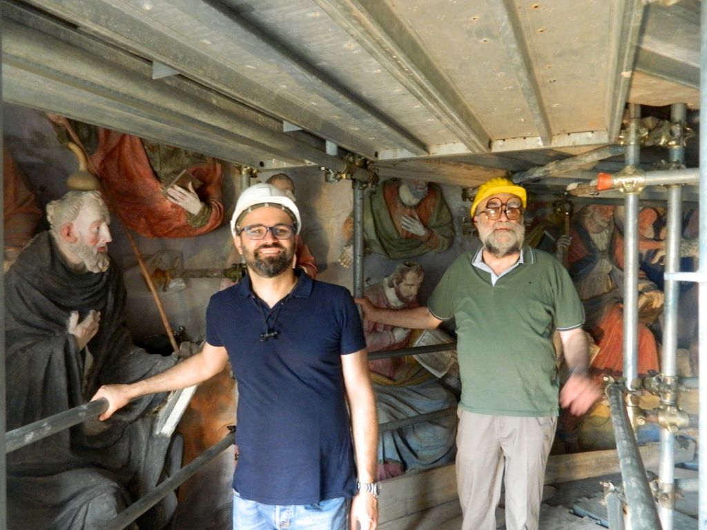 Crea: conclusi dai Nicola i primi restauri al Paradiso