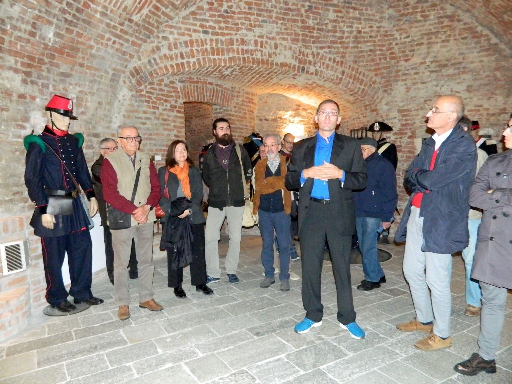 Panno da divisa inaugurata al Castello