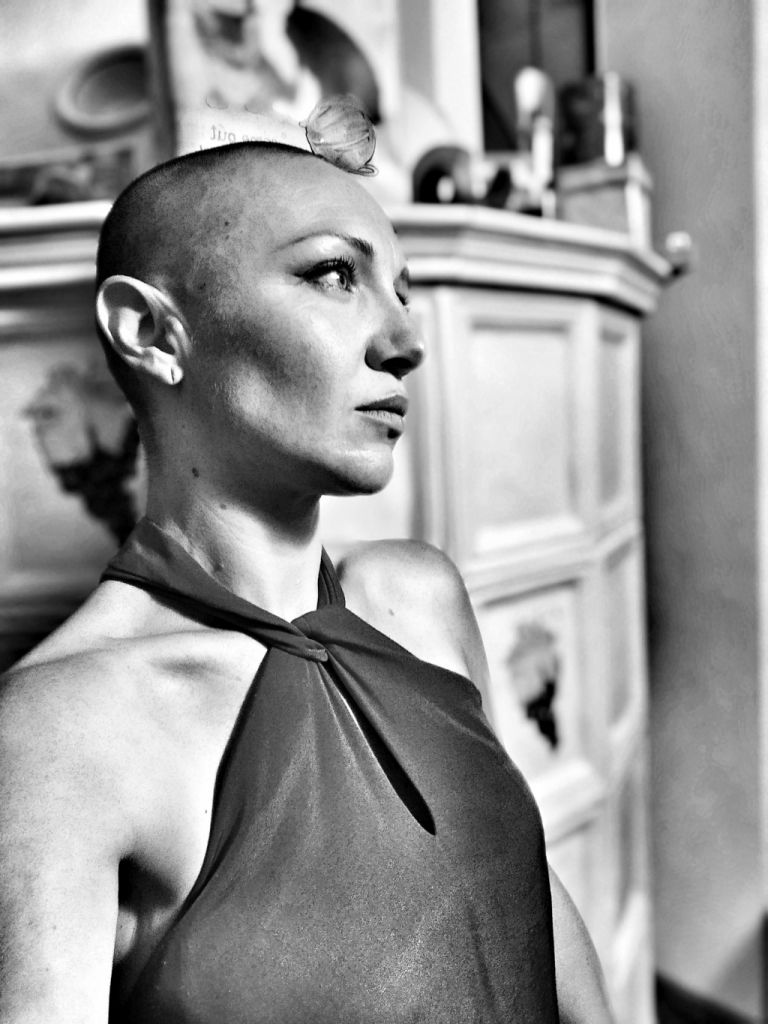 La poetessa Greta Rosso