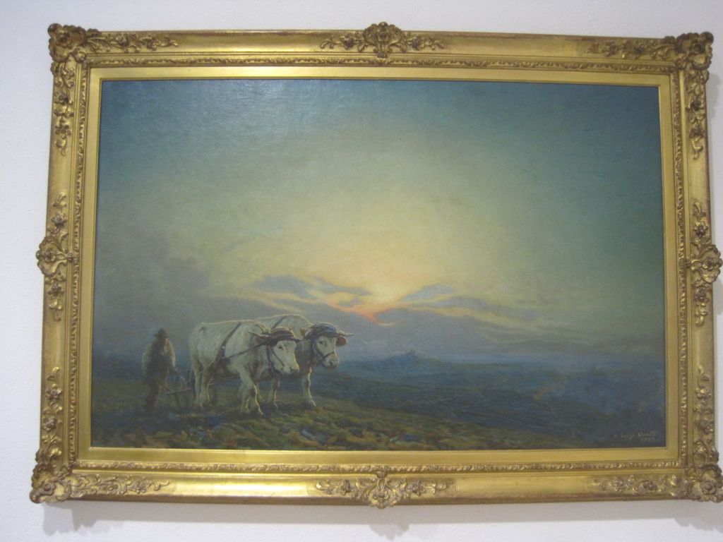 Il solco, olio su tela di Onetti al Museo di Lu