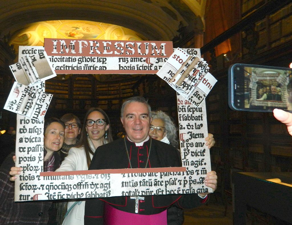 Impressum alla Biblioteca del Seminario