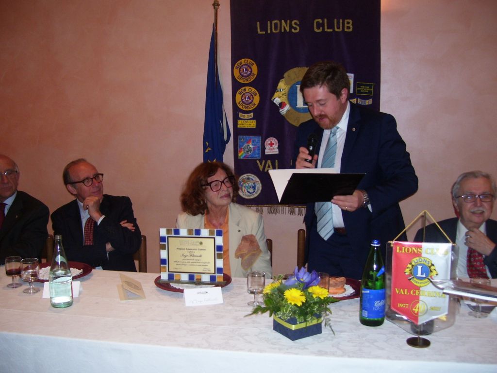 Premio Gerini a Inge Feltrinelli