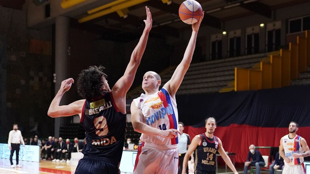Grande equilibrio nel primo tempo del derby piemontese fra JBM e Biella: al PalaFerraris il punteggio è 38-41 dopo 20’