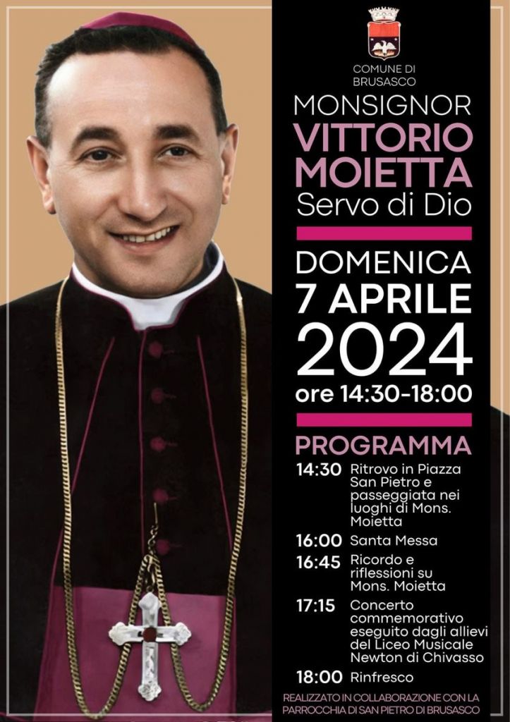 Domenica si ricorda mons. Moietta
